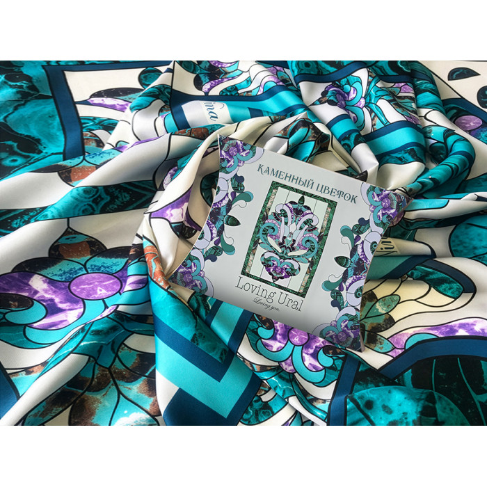 Платок Каменный Цветок