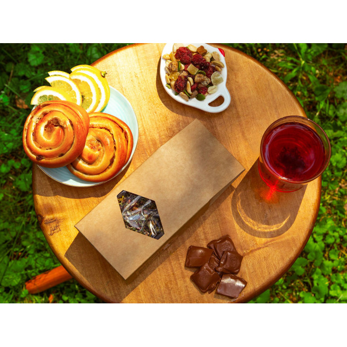 Чай Малина с мятой фруктовый, 70 г. (матовая упаковка)