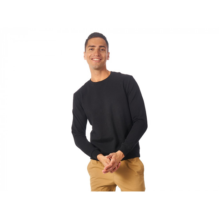 Свитшот Motion унисекс с начесом, черный