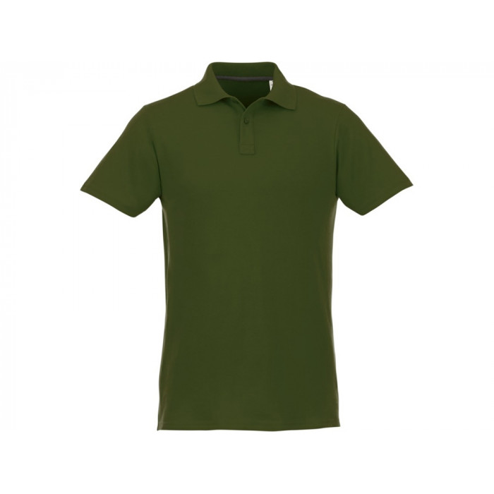 Мужское поло Helios с коротким рукавом, зеленый армейский