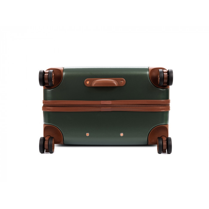 Чемодан BUGATTI Amelia, зеленый, поликарбонат / АБС-пластик, 50х29х76 см, 85 л