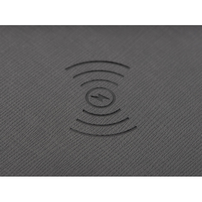 Многофункциональный коврик для мыши Multi Pad с беспроводной зарядкой и LCD экраном, 10 Вт, черный