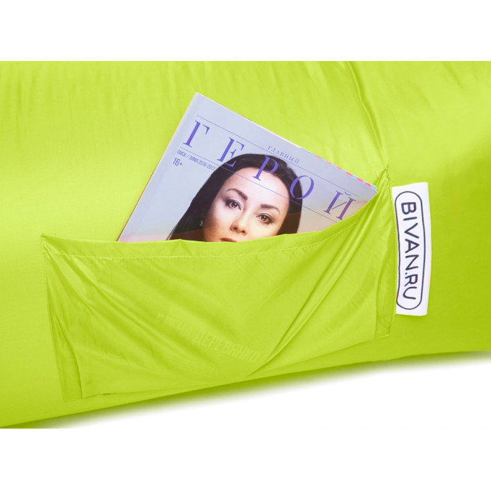 Надувной диван БИВАН 2.0, лимонный