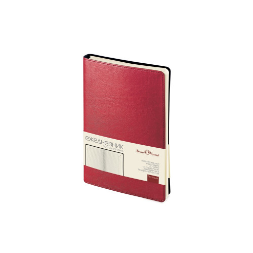 Ежедневник А5 недатированный Milano, красный (Р)