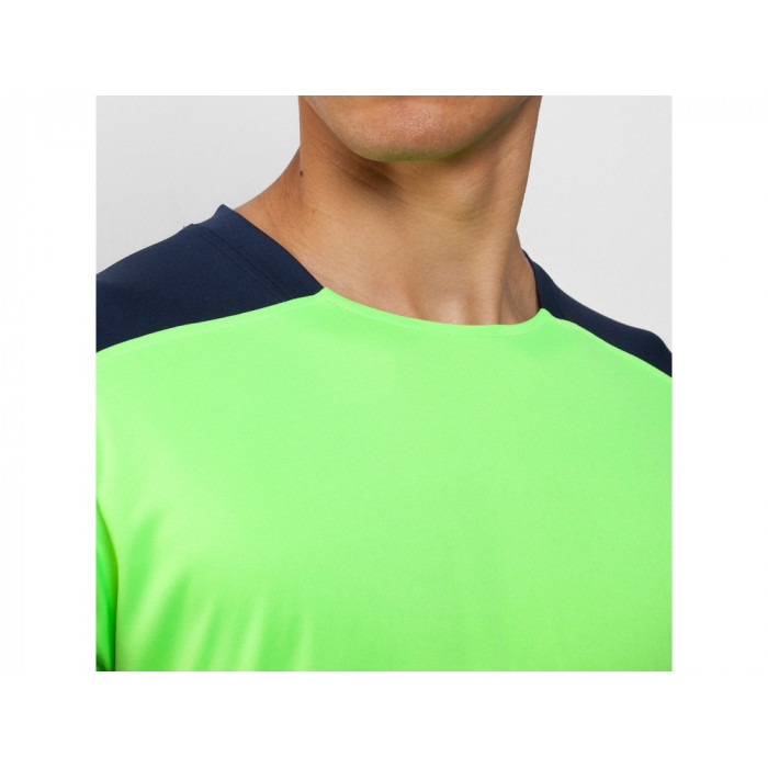 Футболка Bugatti мужская, неоновый зеленый/нэйви