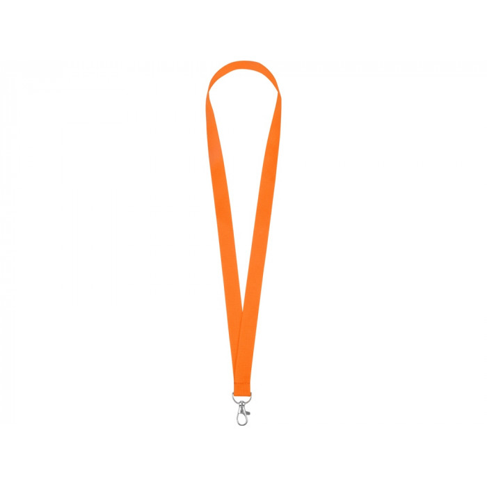 Ланьярд с карабином, оранжевый