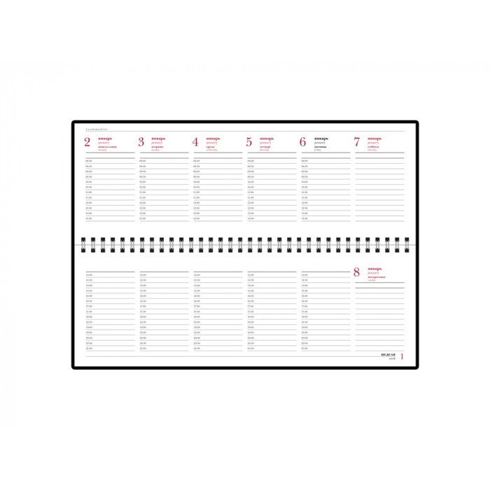 Планинг датированный Бумвинил 2025, синий