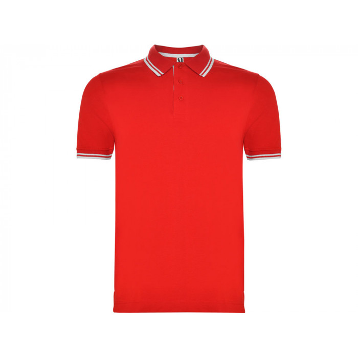Рубашка поло Montreal мужская, красный/белый