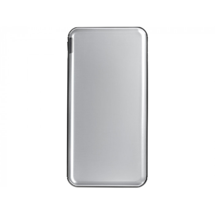 Внешний аккумулятор Forge v.2, металл, 10000mah, серебристый