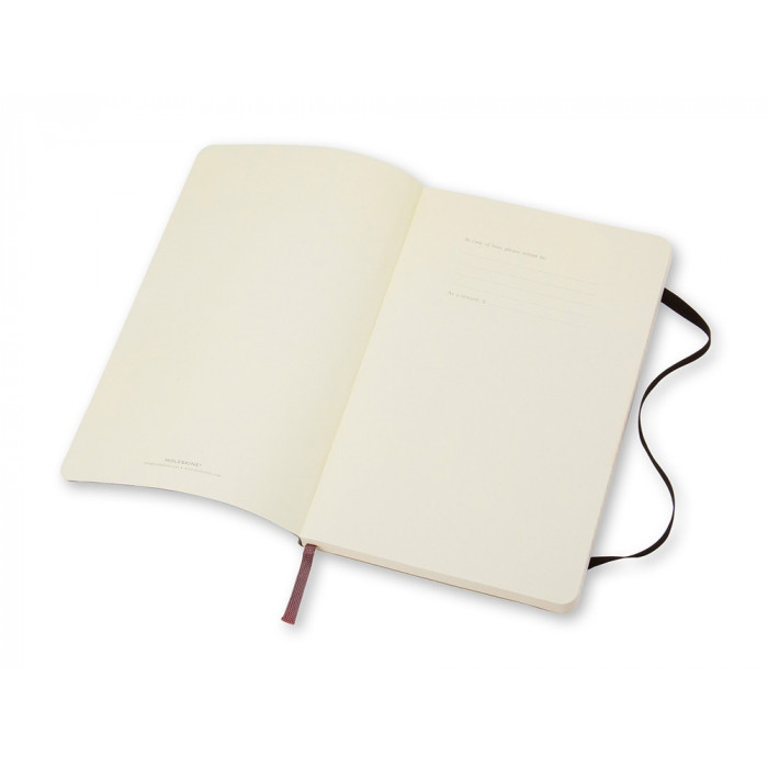 Записная книжка Moleskine Classic Soft (в линейку), Pocket (9х14 см), черный