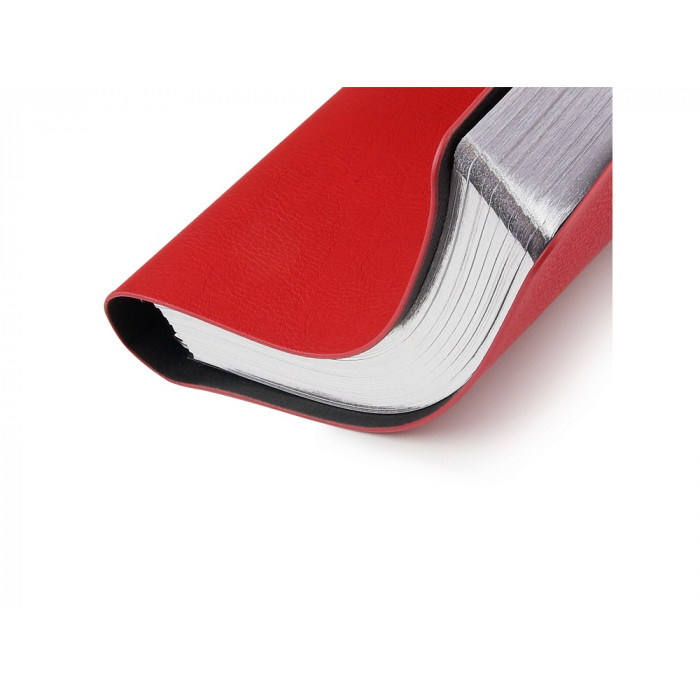 Ежедневник полудатированный А5 Orbit, красный