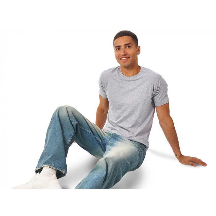 Футболка Super Club мужская, серый меланж