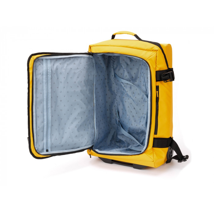 Сумка на колесах TORBER MOBI, желтый, полиэстер 900D с PU покрытием, 60 х 38 х 25,5 см, 57 л