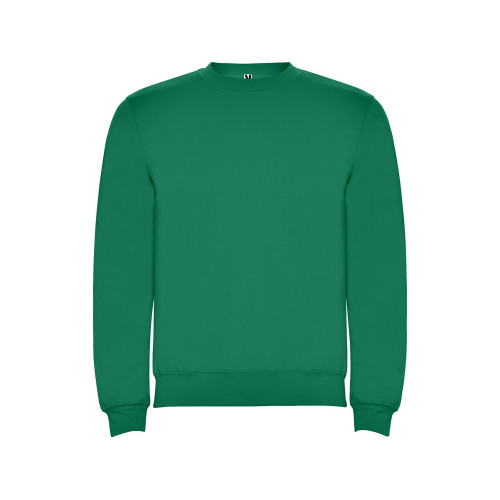 Свитшот с начесом Clasica унисекс, зеленый