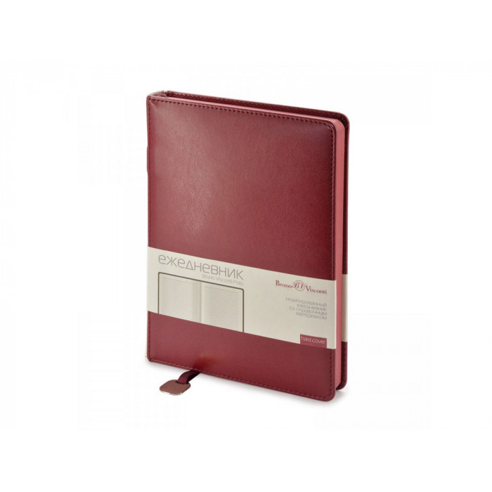Ежедневник А5 недатированный Polo, бордовый