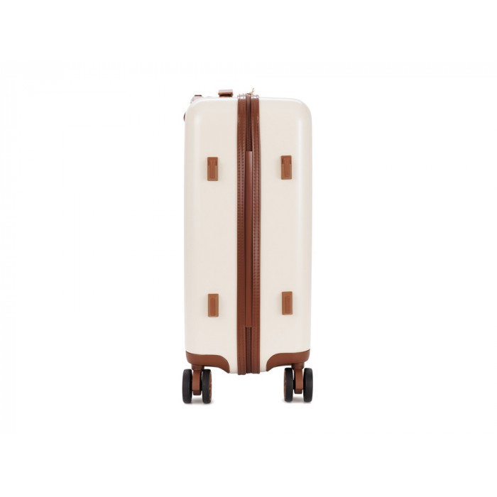 Чемодан BUGATTI Amelia, бежевый, поликарбонат / АБС-пластик, 32х22х53 см, 30 л
