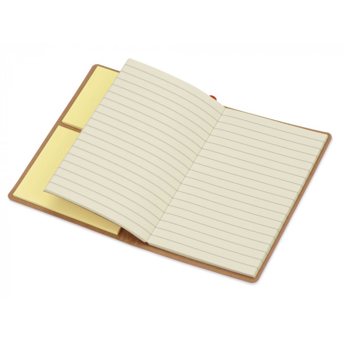 Блокнот А6 Write and stick с ручкой и набором стикеров, серый