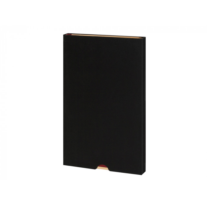 Ежедневник А5 недатированный Chelsea, серый (золотистый кант и срез)