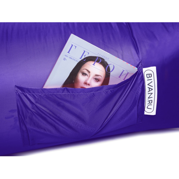 Надувной диван БИВАН 2.0, фиолетовый