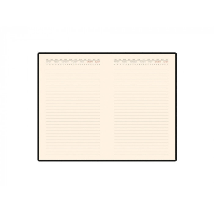 Ежедневник недатированный А5 Marseille, черный