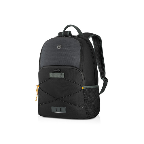Рюкзак WENGER Trayl 15.6, чёрный, переработанный ПЭТ, 34 x 20 x 45 см, 22 л.