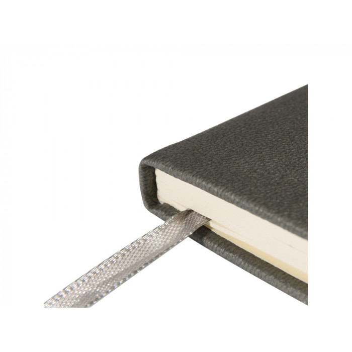 Блокнот А5  City на резинке, серый