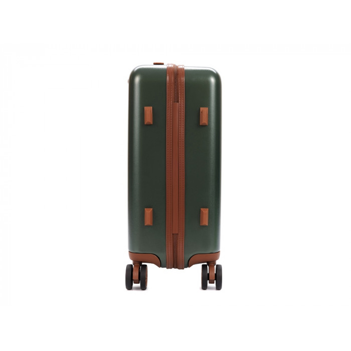 Чемодан BUGATTI Amelia, зеленый, поликарбонат / АБС-пластик, 32х22х53 см, 30 л