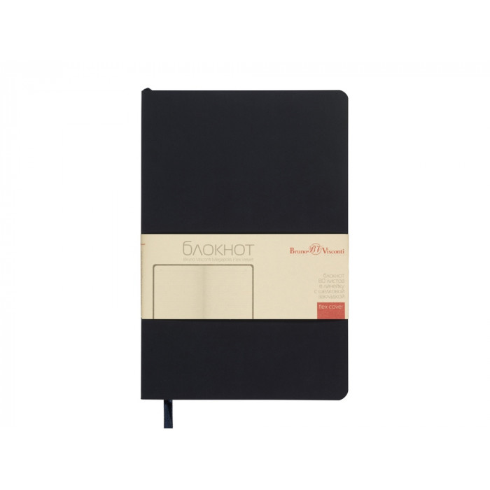 Блокнот А5 Megapolis Flex Velvet, темно-синий Navy