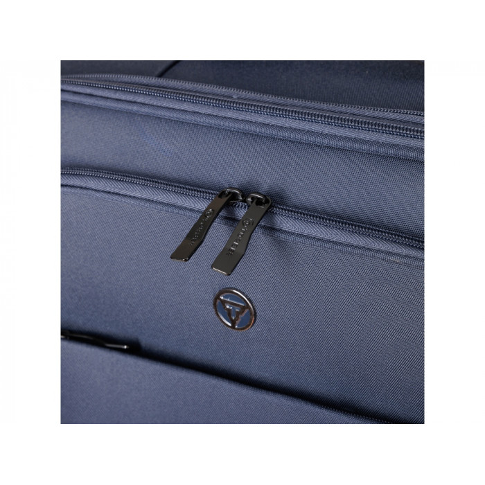 Чемодан TORBER Brosno, синий, нейлон 600D, 48 х 30 х 78 см, 85 л