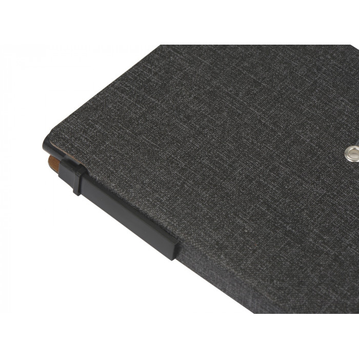 Блокнот А6 Write and stick с ручкой и набором стикеров, черный