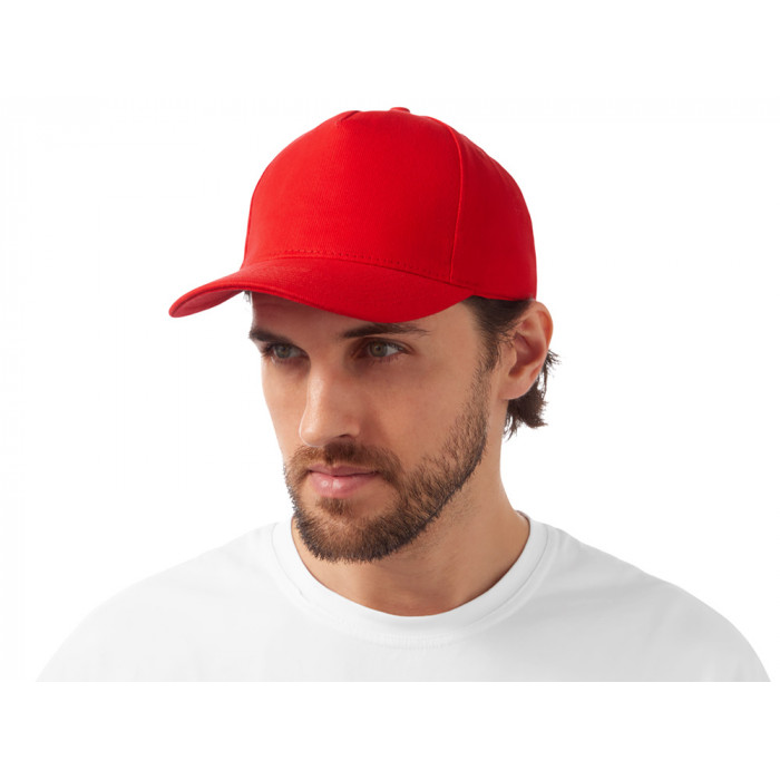 Бейсболка Florida 5-ти панельная, красный