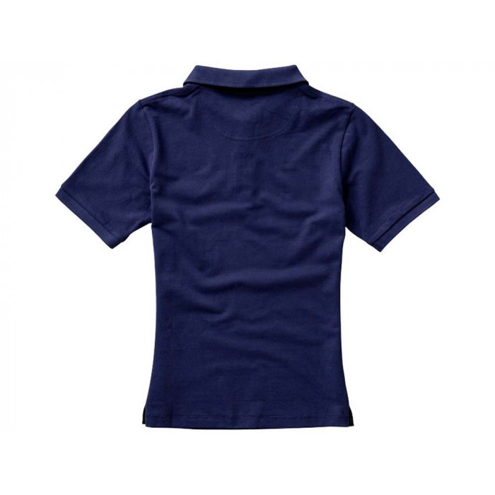 Calgary женская футболка-поло с коротким рукавом, темно-синий