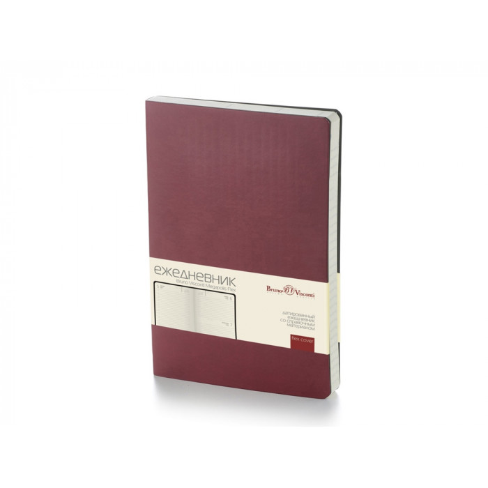 Ежедневник недатированный B5 Megapolis Flex (бордовый)