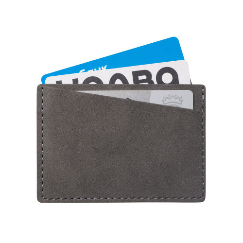 Футляр на 3 пластиковые карты Alicante, темно-серый