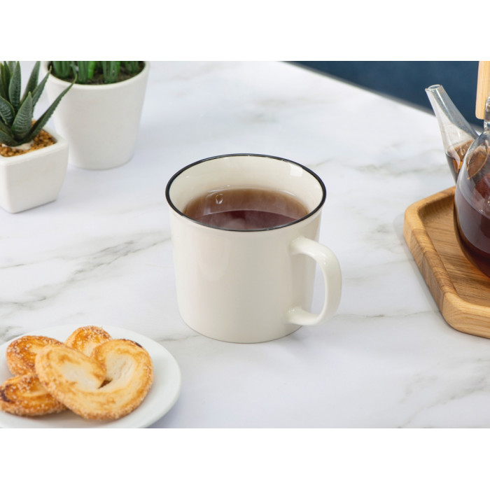 Кружка Nancy Line, белый/черный