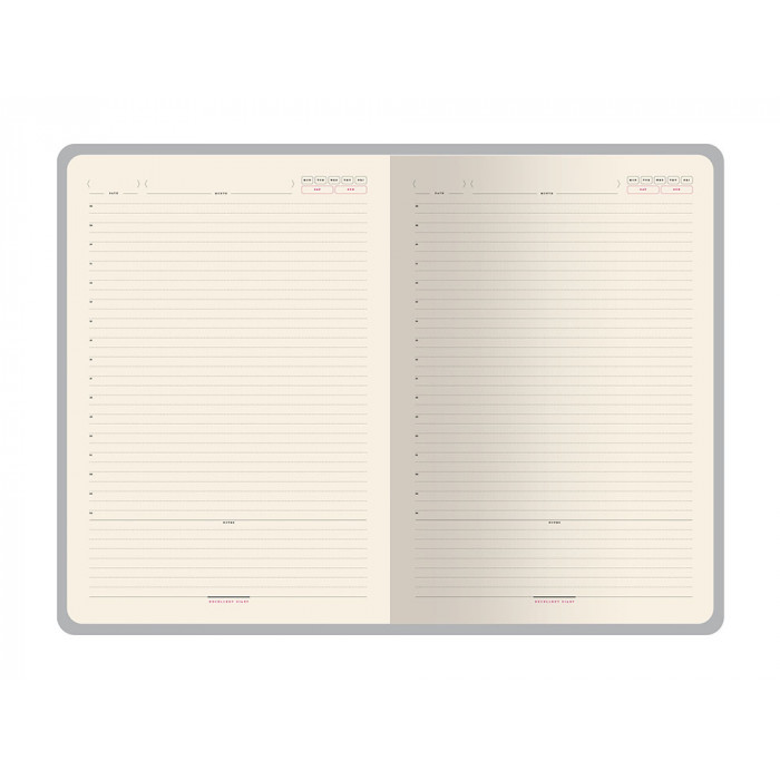 Ежедневник В5 недатированный Leggenda, красный