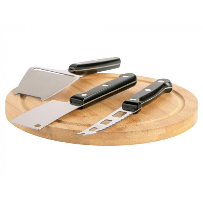 Набор для сыра с приборами Fabrizio, черный