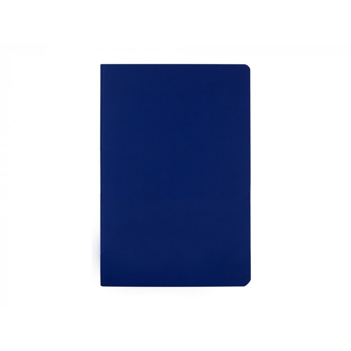 Бизнес тетрадь А5 Megapolis flex 60 л. soft touch клетка, синий