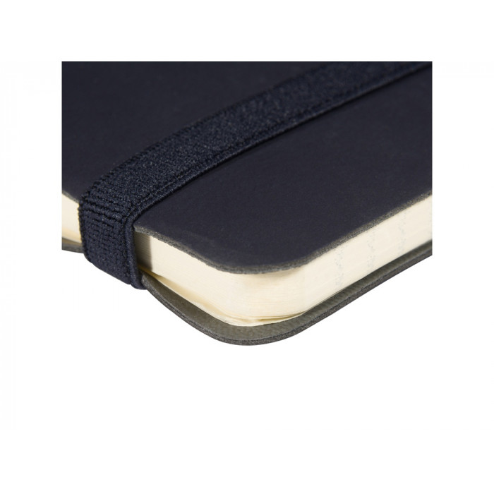 Блокнот А5  City Flex на резинке, темно-синий navy