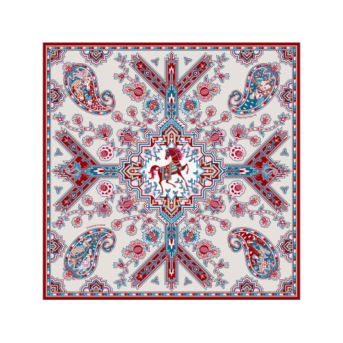 Платок Кавказский скакун