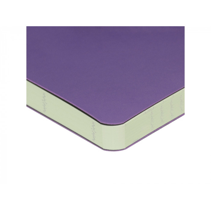 Ежедневник А5 недатированный Megapolis Velvet Flex, светло-фиолетовый