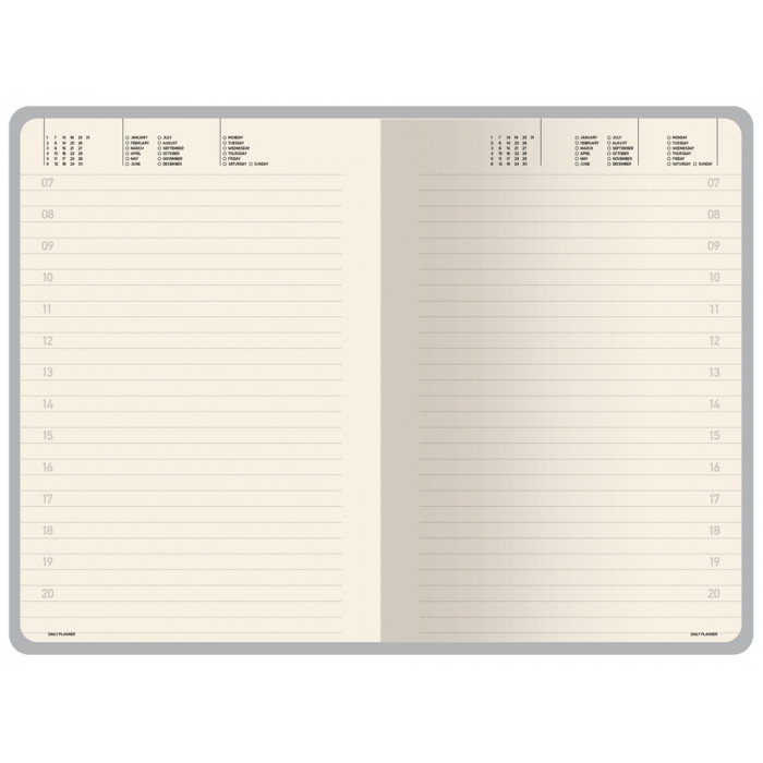 Ежедневник А5 недатированный Megapolis Velvet Flex, зеленый флуор