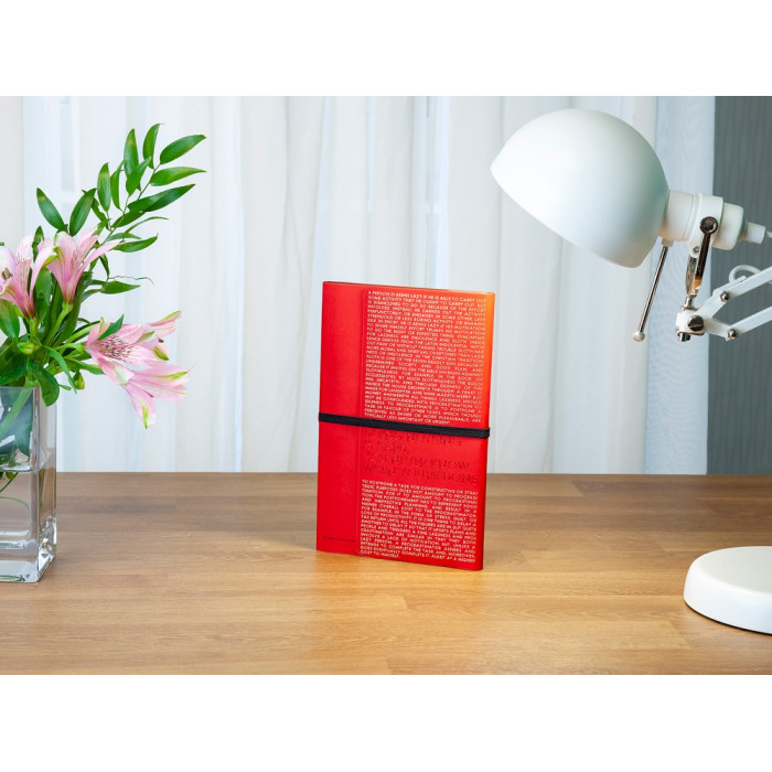 Ежедневник недатированный А5 Bilbao, красный