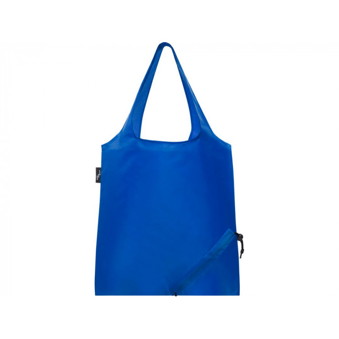 Складная эко-сумка Sabia из вторичного ПЭТ, ярко-синий