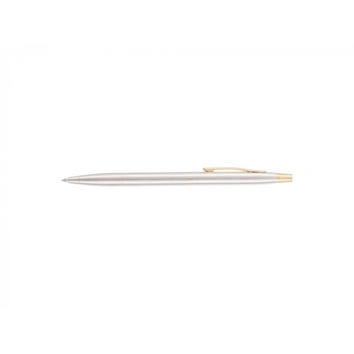 Ручка шариковая Pierre Cardin GAMME. Цвет - серебристый. Упаковка Е