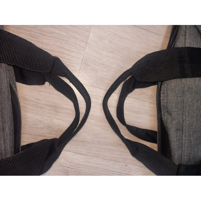 Сумка для ноутбука Wing с вертикальным наружным карманом, серый (Р)