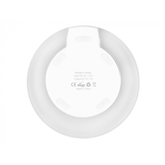 Беспроводная зарядка Pod со светодиодной подсветкой, белый