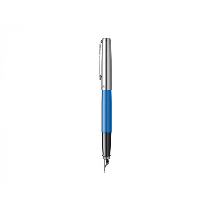 Ручка перьевая Parker Jotter Originals Blue Chrom CT, перо: F, цвет чернил: blue, в подарочной упаковке