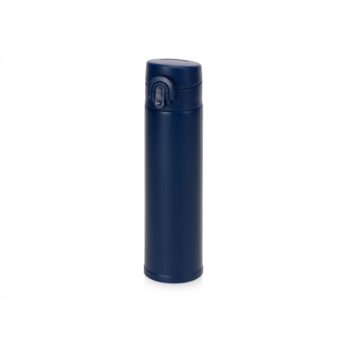 Вакуумная герметичная термокружка Inter, темно-синий, нерж. сталь