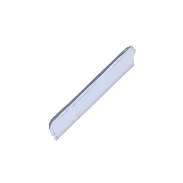 Флешка прямоугольной формы, оригинальный дизайн, двухцветный корпус, 16 Гб, белый